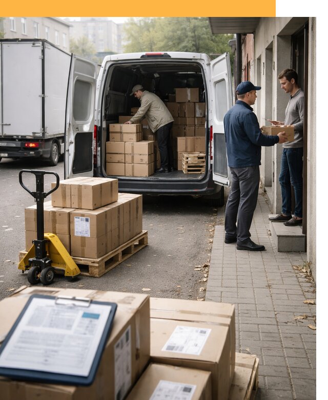 Доставка грузов от двери до двери с таможней от 46976 руб.