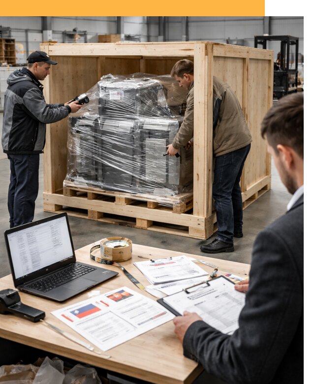 Доставка промышленного оборудования из США от 67854 руб