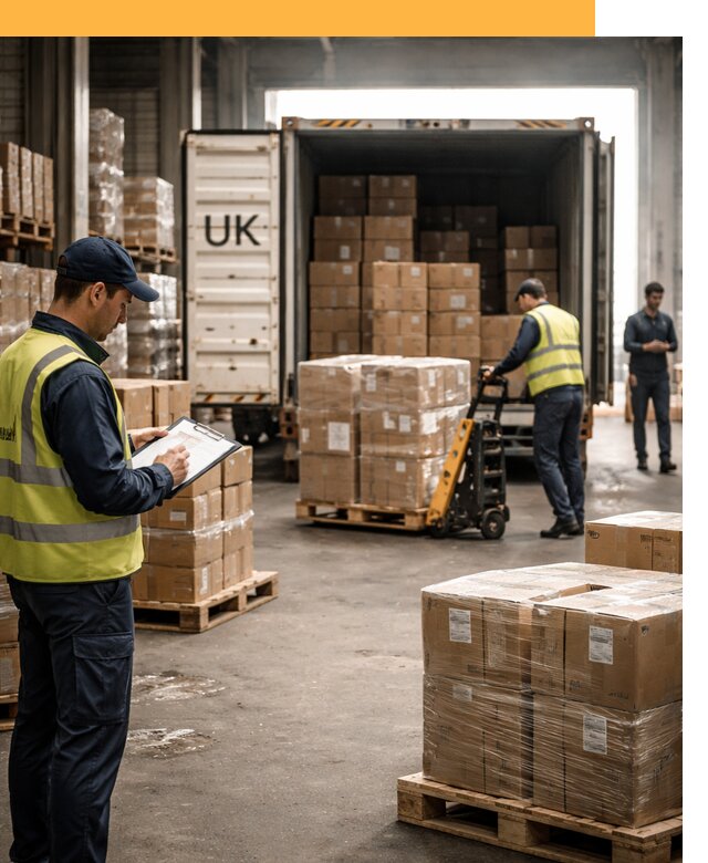 Доставка грузов из Великобритании с таможенным оформлением от 13049