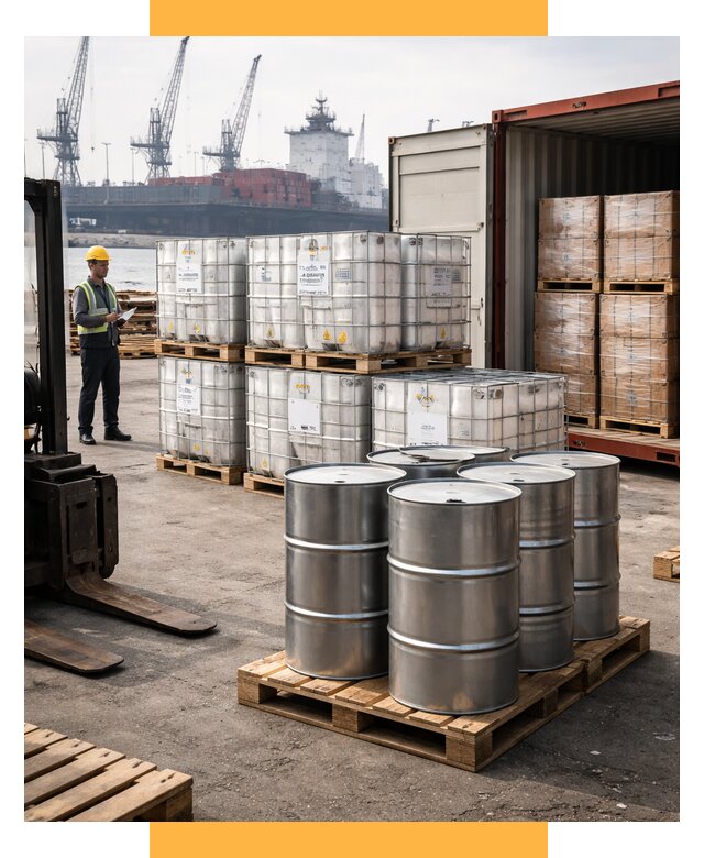 Доставка химического сырья из Индии от 260975 р. | СетСервис-Кмы