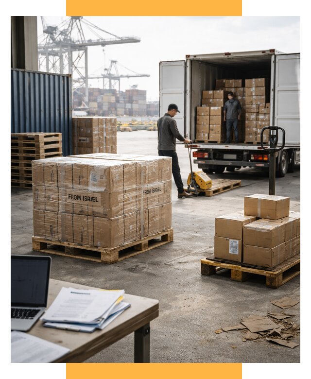 Доставка грузов из Израиля от 15659 р., логистика от СетСервис-Кмы