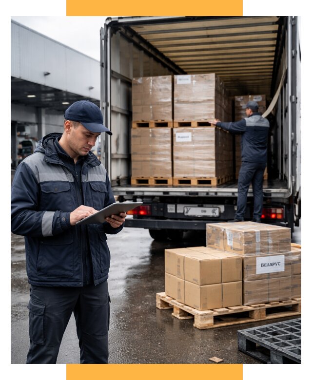 Доставка грузов из Беларуси от 15659 р. логистика СетСервис-Кмы