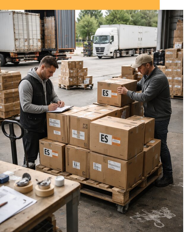 Доставка грузов в Испанию автотранспортом от 36537 руб