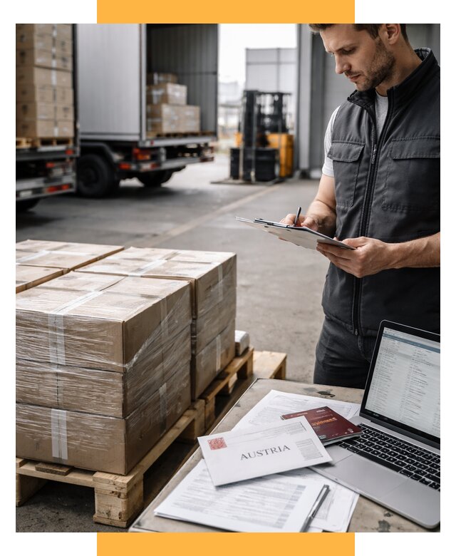 Доставка в Австрию от 67854 р. Логистика и экспорт СетСервис-Кмы