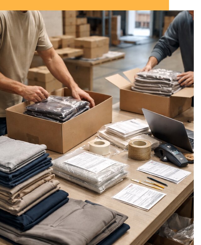 Перевозка одежды по миру от 7829 руб. с таможенным оформлением