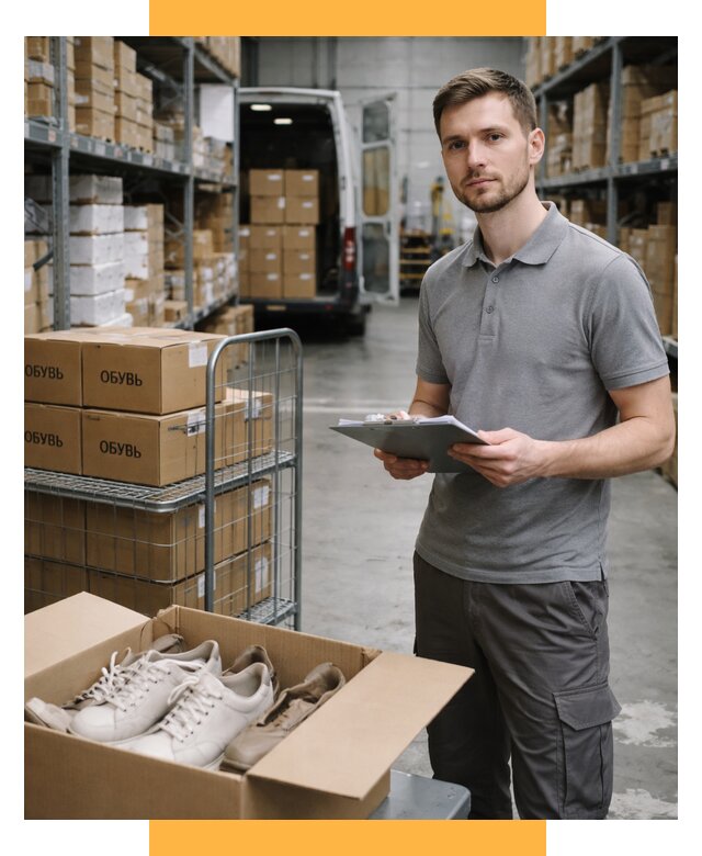 Доставка обуви из Китая и Турции от 4698 р. СетСервис-Кмы