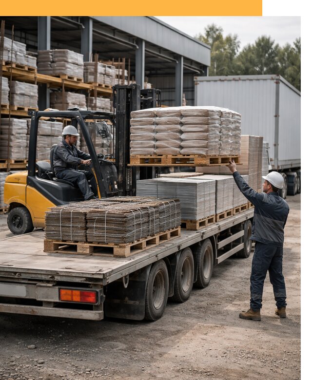 Перевозка строительных материалов по миру от 5741 руб