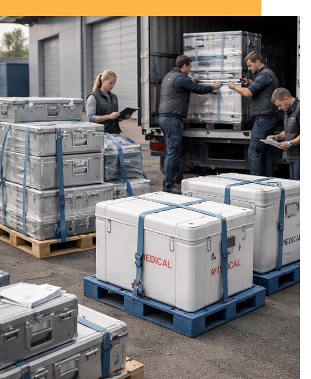 Перевозка медицинского оборудования по всему миру от 15659 руб