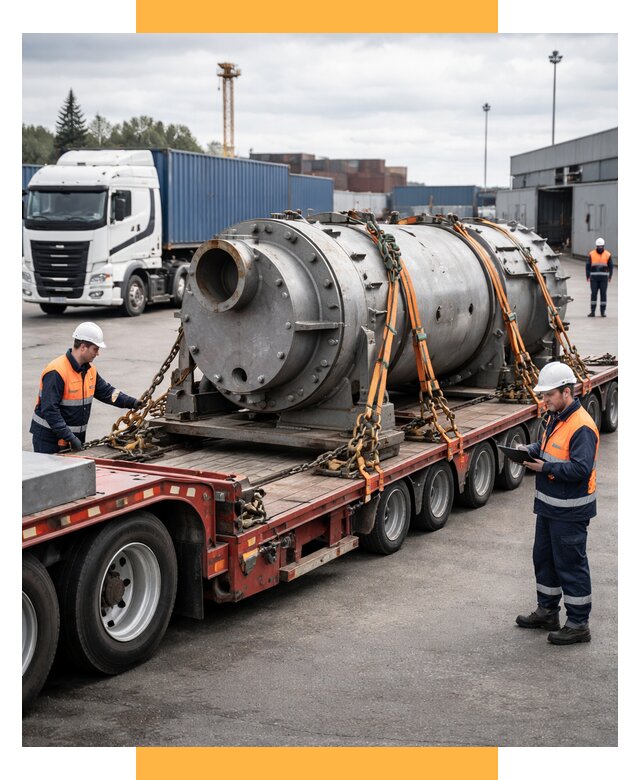 Перевозка тяжеловесных грузов под ключ от 156585 р. | СетСервис-Кмы