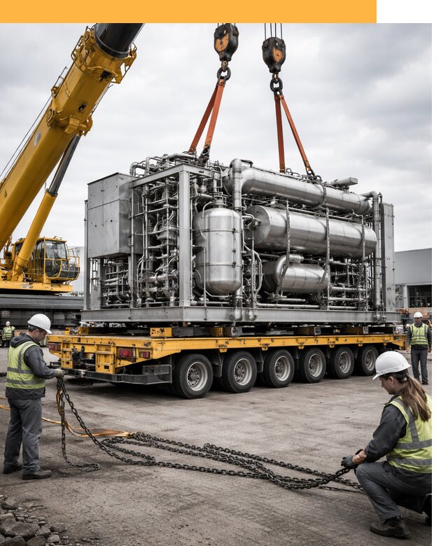 Перевозка тяжеловесных грузов по миру от 156585 руб