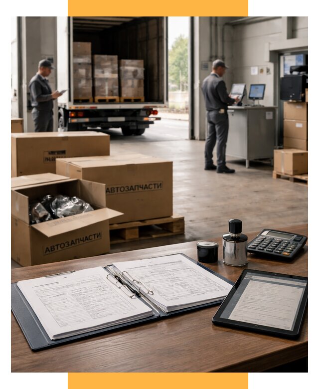 Таможенное оформление автозапчастей под ключ от 8873 р., СетСервис-Кмы