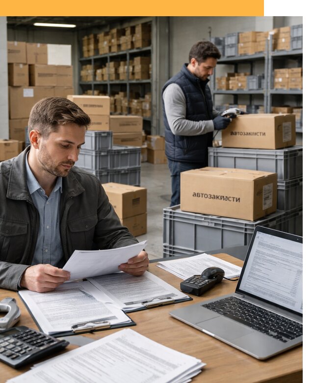 Таможенное оформление автозапчастей по выгодным тарифам от 8873