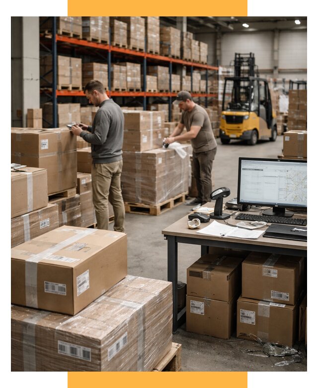 Склад консолидации в Европе от 6785 р., услуги СетСервис-Кмы